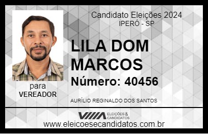 Candidato LILA DOM MARCOS 2024 - IPERÓ - Eleições