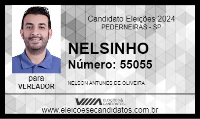 Candidato NELSINHO 2024 - PEDERNEIRAS - Eleições