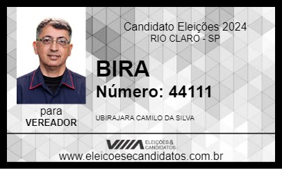 Candidato BIRA 2024 - RIO CLARO - Eleições