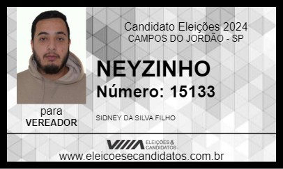 Candidato NEYZINHO 2024 - CAMPOS DO JORDÃO - Eleições