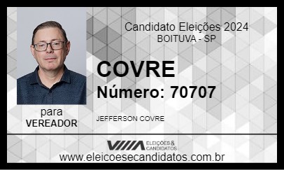 Candidato COVRE 2024 - BOITUVA - Eleições