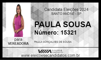 Candidato PAULA SOUSA 2024 - SANTO ANDRÉ - Eleições