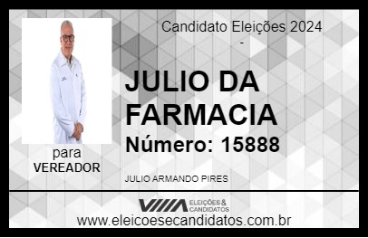 Candidato JULIO DA FARMACIA 2024 - SANTO ANDRÉ - Eleições