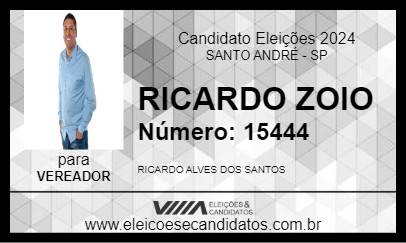 Candidato RICARDO ZOIO 2024 - SANTO ANDRÉ - Eleições