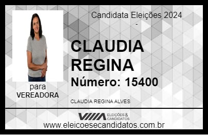 Candidato CLAUDIA REGINA 2024 - SANTO ANDRÉ - Eleições