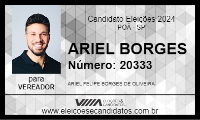 Candidato ARIEL BORGES 2024 - POÁ - Eleições