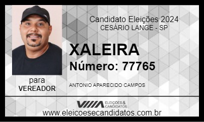 Candidato XALEIRA 2024 - CESÁRIO LANGE - Eleições