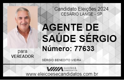 Candidato SÉRGIO VIEIRA 2024 - CESÁRIO LANGE - Eleições