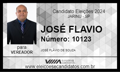 Candidato JOSÉ FLAVIO 2024 - JARINU - Eleições