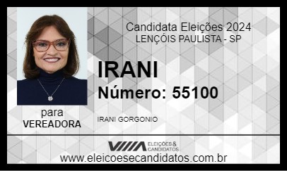 Candidato IRANI 2024 - LENÇÓIS PAULISTA - Eleições