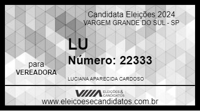 Candidato LU 2024 - VARGEM GRANDE DO SUL - Eleições