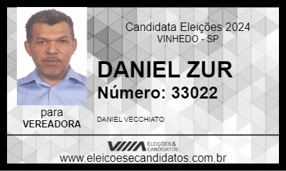 Candidato DANIEL ZUR 2024 - VINHEDO - Eleições