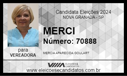 Candidato MERCI 2024 - NOVA GRANADA - Eleições