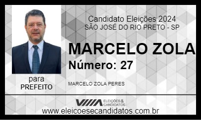 Candidato MARCELO ZOLA 2024 - SÃO JOSÉ DO RIO PRETO - Eleições