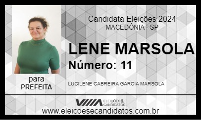 Candidato LENE MARSOLA 2024 - MACEDÔNIA - Eleições