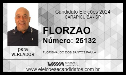 Candidato FLORZAO 2024 - CARAPICUÍBA - Eleições