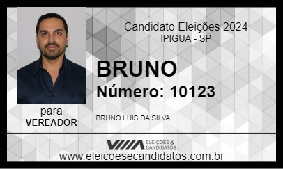 Candidato BRUNO 2024 - IPIGUÁ - Eleições