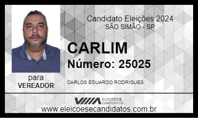 Candidato CARLIM 2024 - SÃO SIMÃO - Eleições