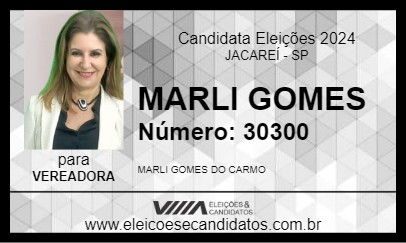 Candidato MARLI GOMES 2024 - JACAREÍ - Eleições