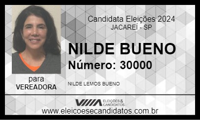 Candidato NILDE BUENO 2024 - JACAREÍ - Eleições