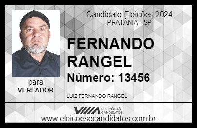 Candidato FERNANDO RANGEL 2024 - PRATÂNIA - Eleições