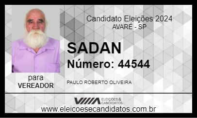 Candidato SADAN 2024 - AVARÉ - Eleições