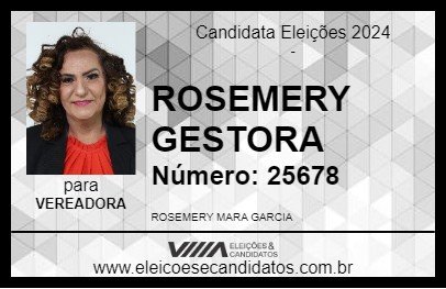 Candidato ROSEMERY GESTORA 2024 - LENÇÓIS PAULISTA - Eleições