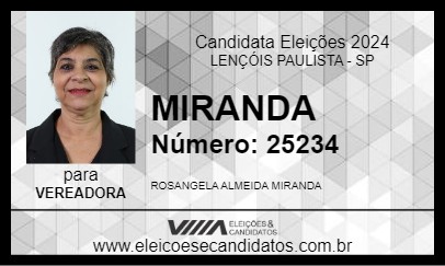 Candidato MIRANDA 2024 - LENÇÓIS PAULISTA - Eleições