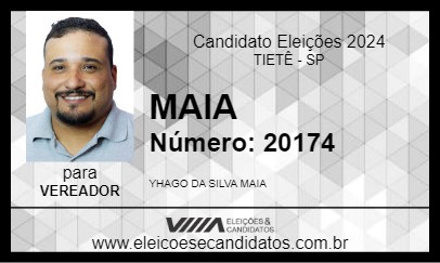 Candidato MAIA 2024 - TIETÊ - Eleições