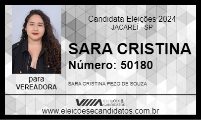 Candidato SARA CRISTINA 2024 - JACAREÍ - Eleições