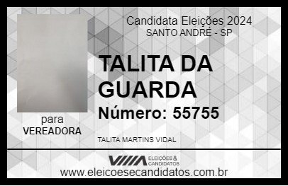 Candidato TALITA VIDAL 2024 - SANTO ANDRÉ - Eleições