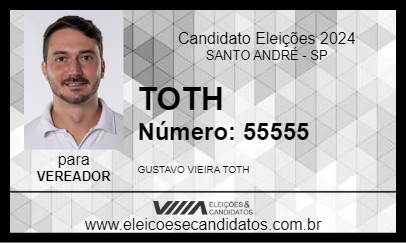 Candidato TOTH 2024 - SANTO ANDRÉ - Eleições