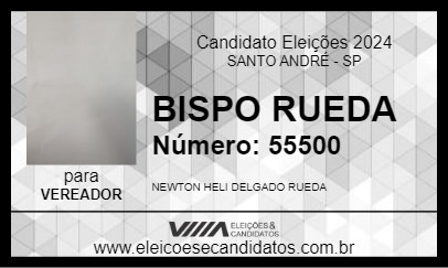 Candidato BISPO RUEDA 2024 - SANTO ANDRÉ - Eleições