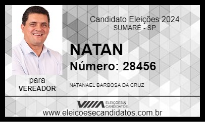 Candidato NATAN 2024 - SUMARÉ - Eleições