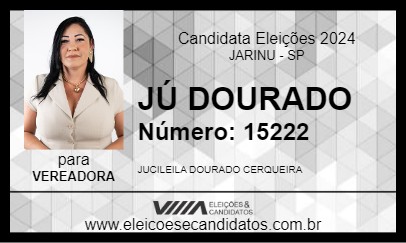 Candidato JÚ DOURADO 2024 - JARINU - Eleições