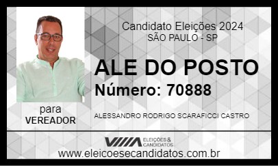 Candidato ALE DO POSTO 2024 - SÃO PAULO - Eleições