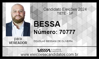 Candidato BESSA 2024 - TIETÊ - Eleições