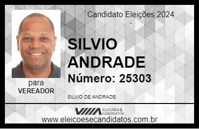 Candidato SILVIO ANDRADE  2024 - AMPARO - Eleições