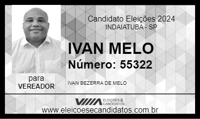 Candidato IVAN MELO 2024 - INDAIATUBA - Eleições