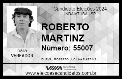 Candidato ROBERTO MARTINZ 2024 - INDAIATUBA - Eleições