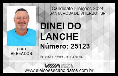 Candidato DINEI DO LANCHE 2024 - SANTA ROSA DE VITERBO - Eleições