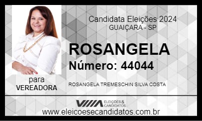 Candidato ROSANGELA 2024 - GUAIÇARA - Eleições