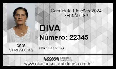 Candidato DIVA 2024 - FERNÃO - Eleições