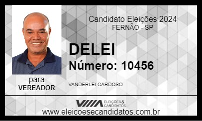 Candidato DELEI 2024 - FERNÃO - Eleições