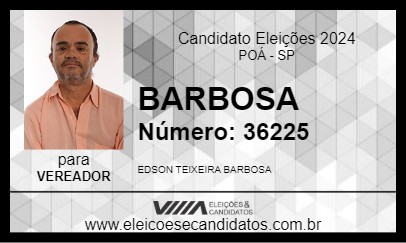 Candidato BARBOSA 2024 - POÁ - Eleições