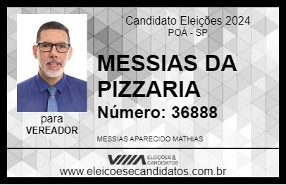 Candidato MESSIAS DA PIZZARIA 2024 - POÁ - Eleições