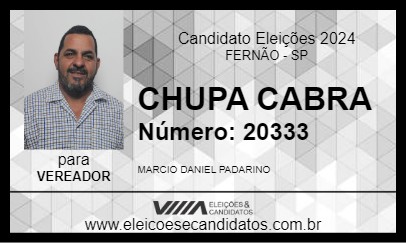 Candidato CHUPA CABRA 2024 - FERNÃO - Eleições