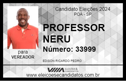 Candidato PROFESSOR NERU 2024 - POÁ - Eleições