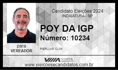 Candidato POY DA IGP 2024 - INDAIATUBA - Eleições