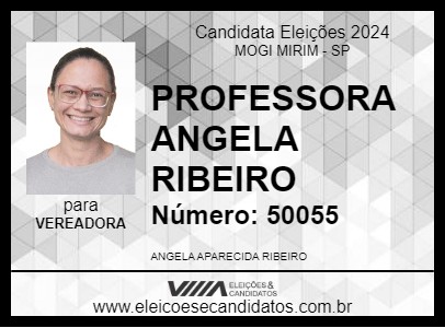 Candidato PROFESSORA ANGELA RIBEIRO 2024 - MOGI MIRIM - Eleições